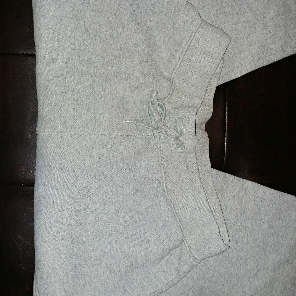 Gray sweatpants